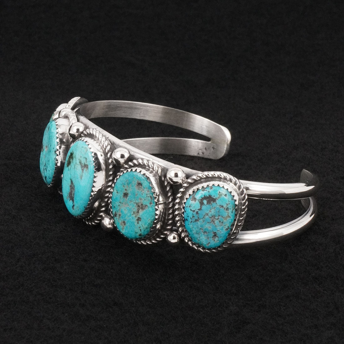 Leslie Nez Turquoise & Sterling Silver Bracelet