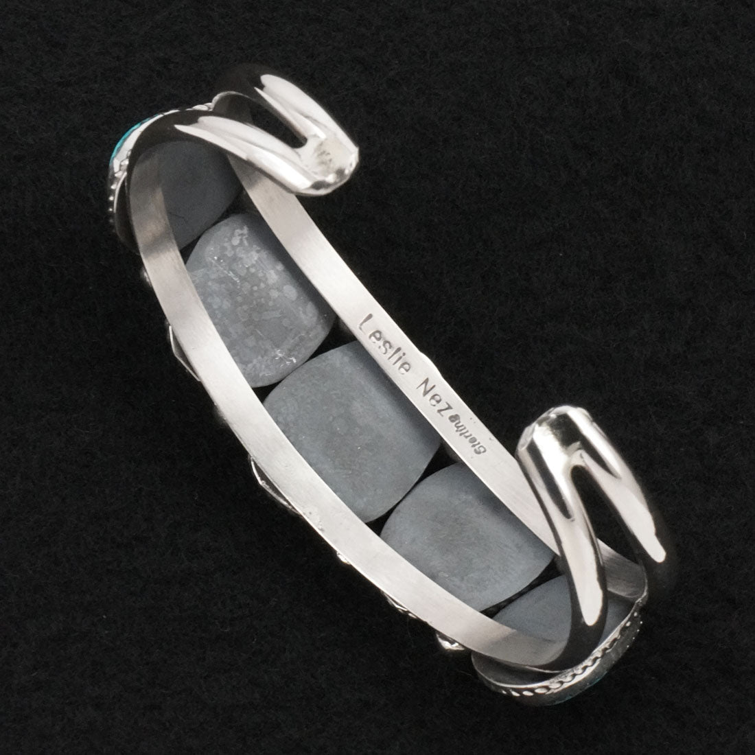 Leslie Nez Turquoise & Sterling Silver Bracelet