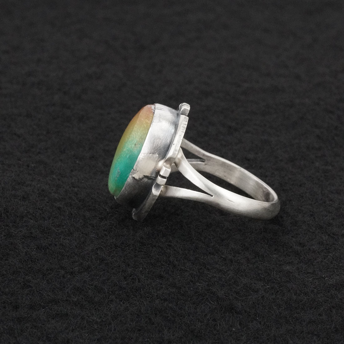 Randy Billy Turquoise & Sterling Silver Ring Size 9