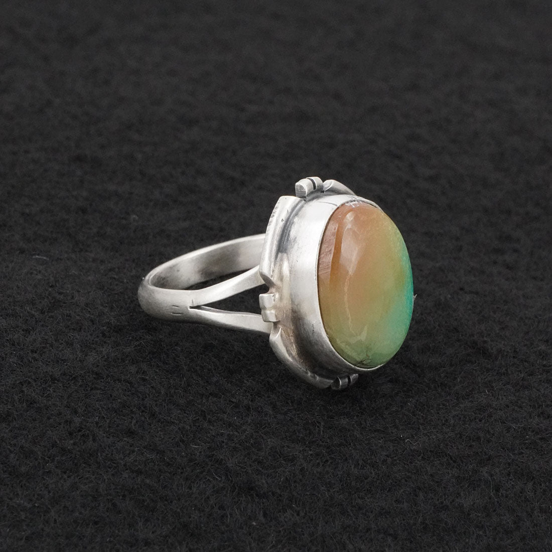 Randy Billy Turquoise & Sterling Silver Ring Size 9