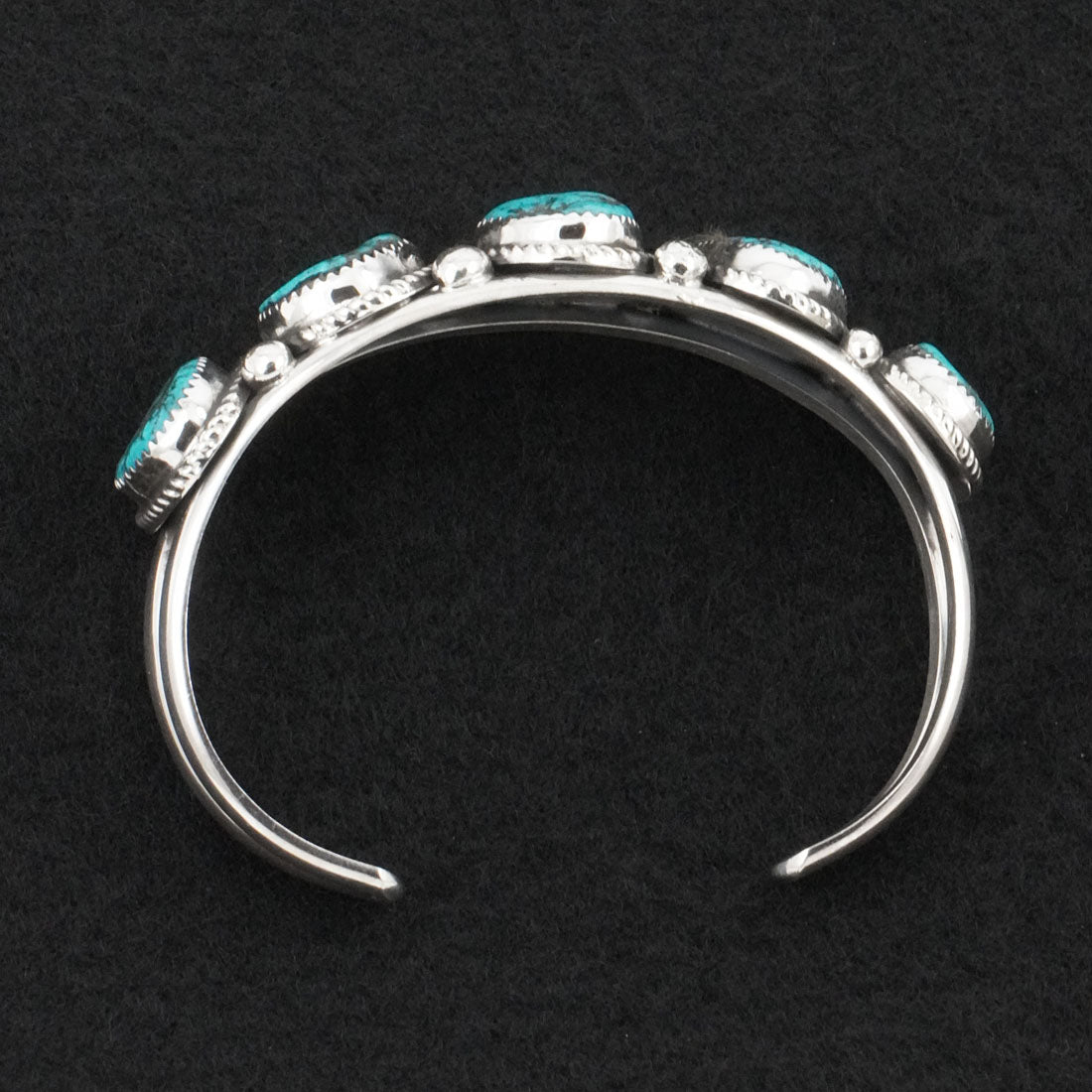 Leslie Nez Turquoise & Sterling Silver Bracelet