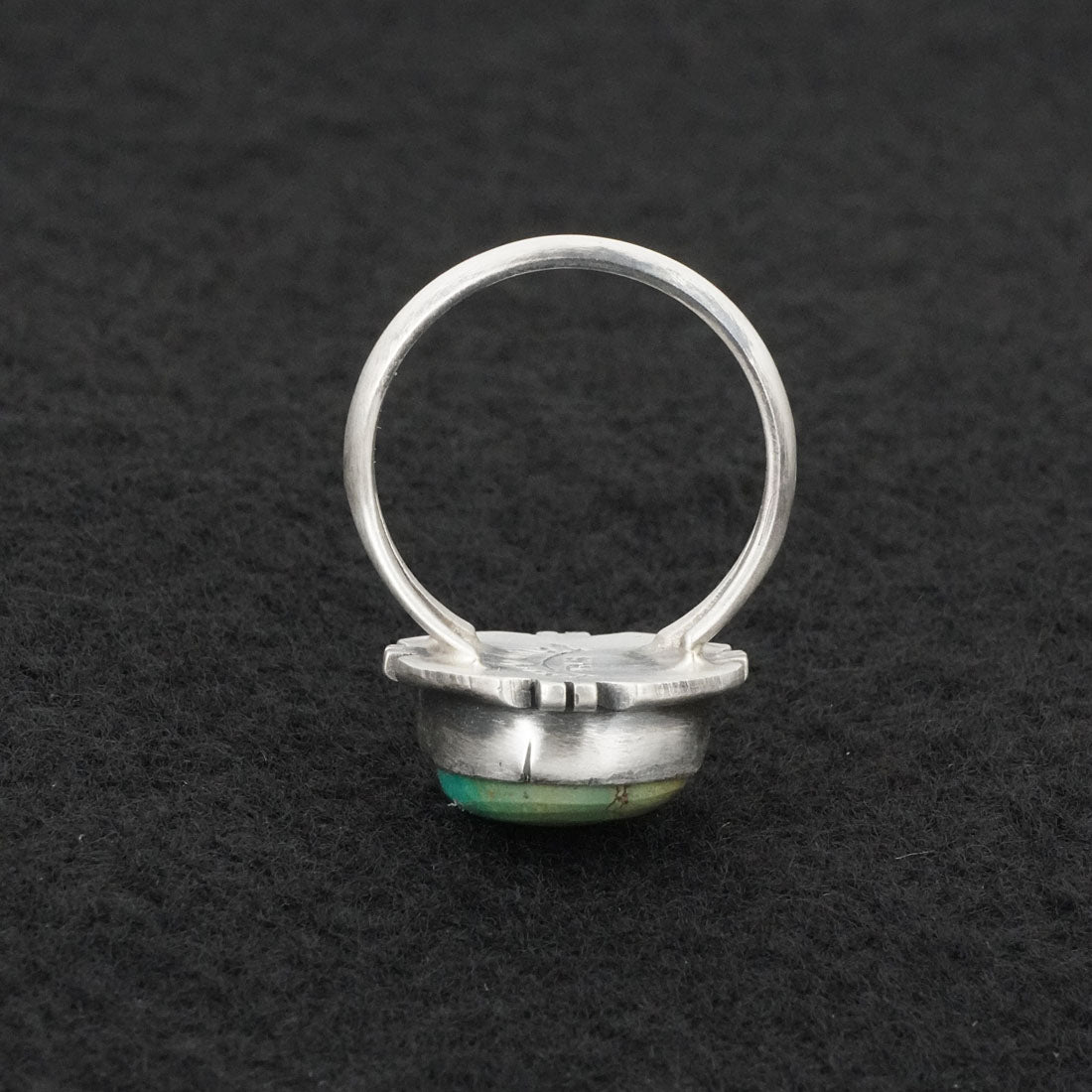 Randy Billy Turquoise & Sterling Silver Ring Size 9
