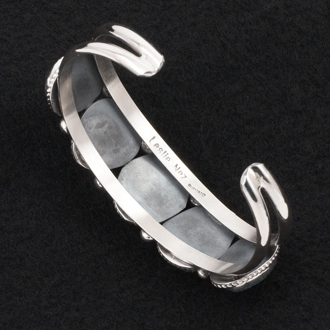 Leslie Nez Turquoise & Sterling Silver Bracelet