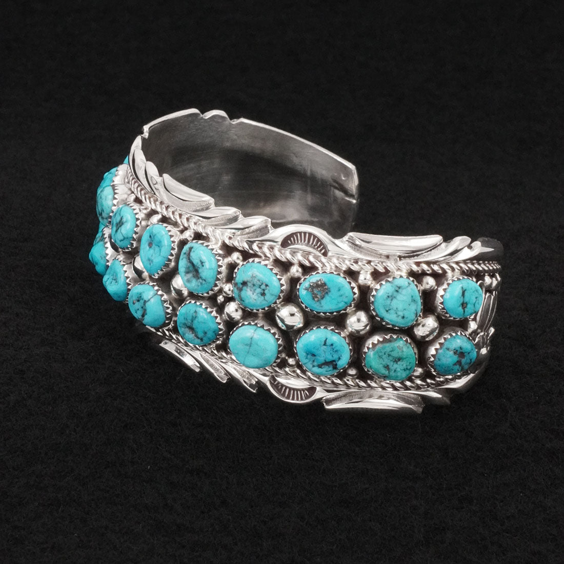 Anthony Brown Turquoise & Sterling Silver Bracelet