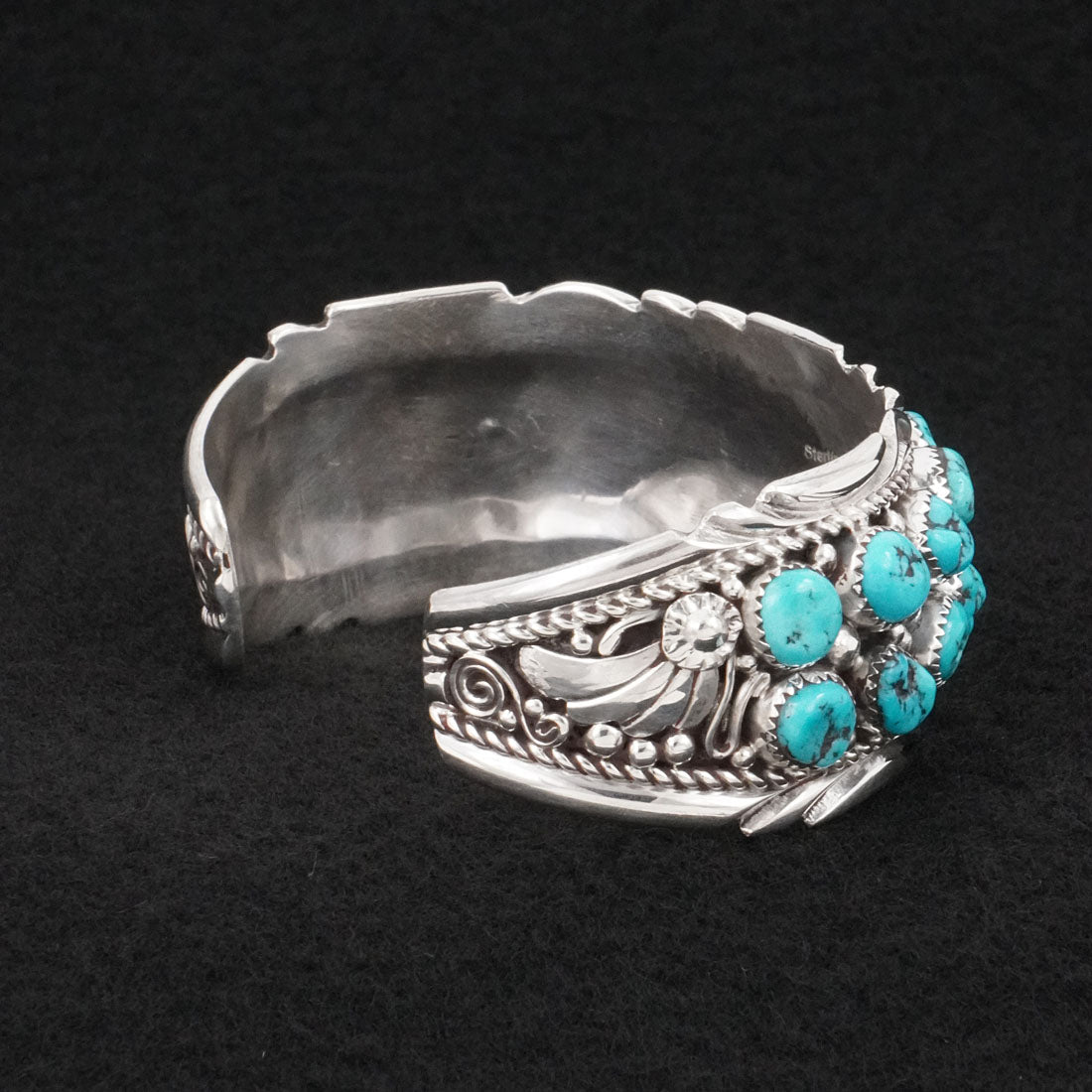 Anthony Brown Turquoise & Sterling Silver Bracelet