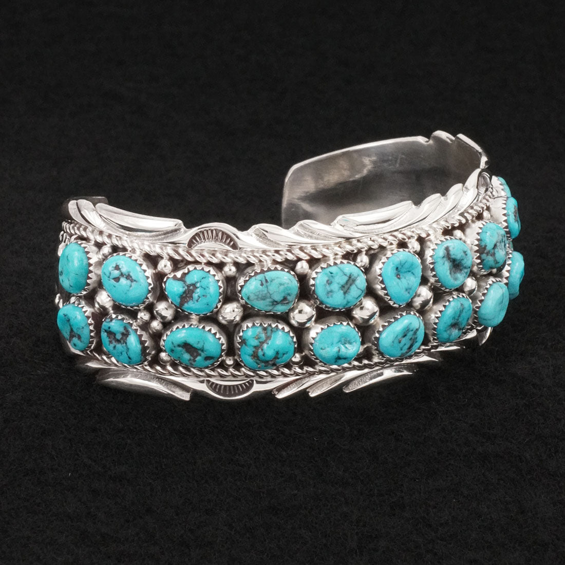 Anthony Brown Turquoise & Sterling Silver Bracelet