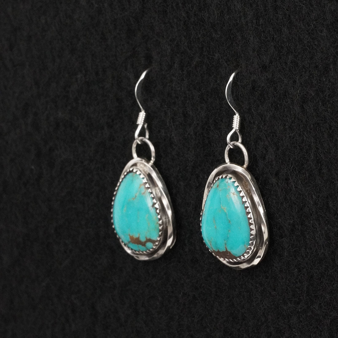 Ernest Hawthorne Turquoise & Sterling Silver Earrings