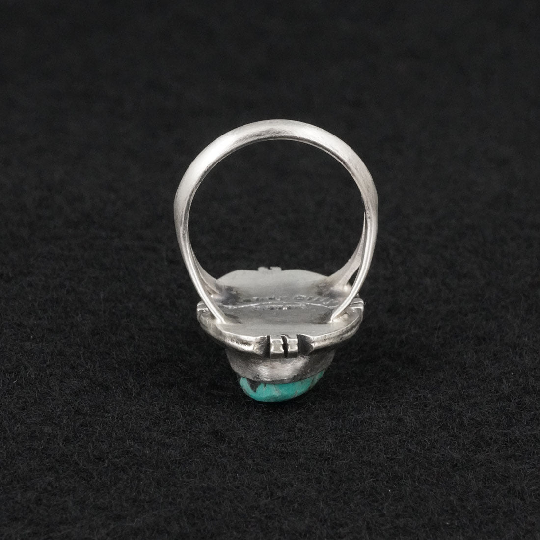 Randy Billy Turquoise & Sterling Silver Ring Size 7