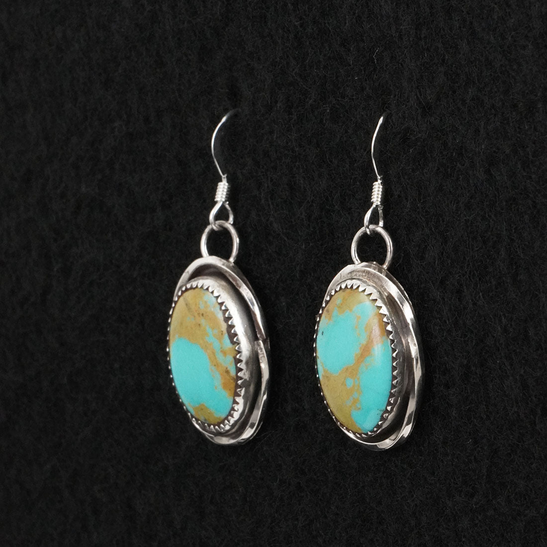 Ernest Hawthorne Turquoise & Sterling Silver Earrings