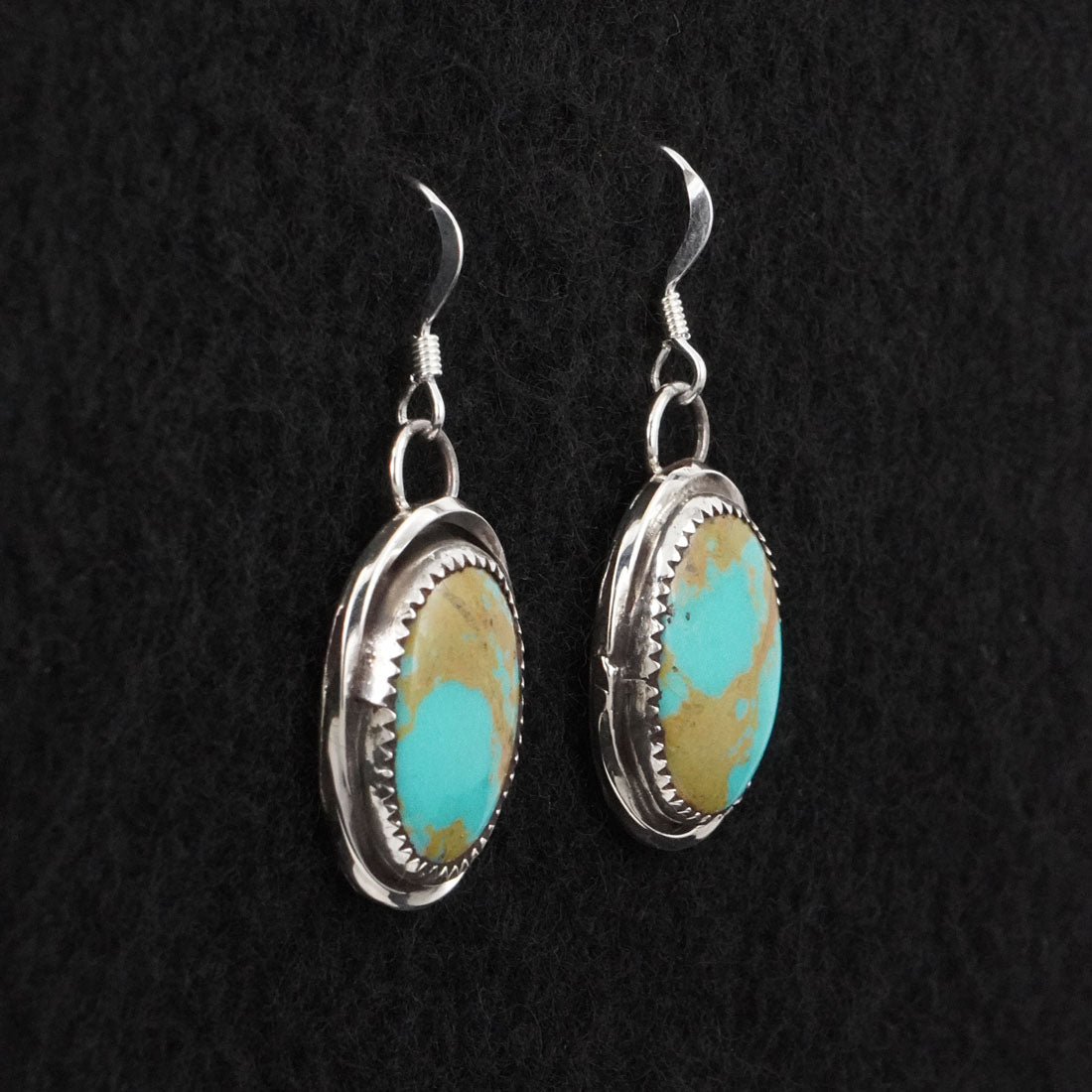 Ernest Hawthorne Turquoise & Sterling Silver Earrings