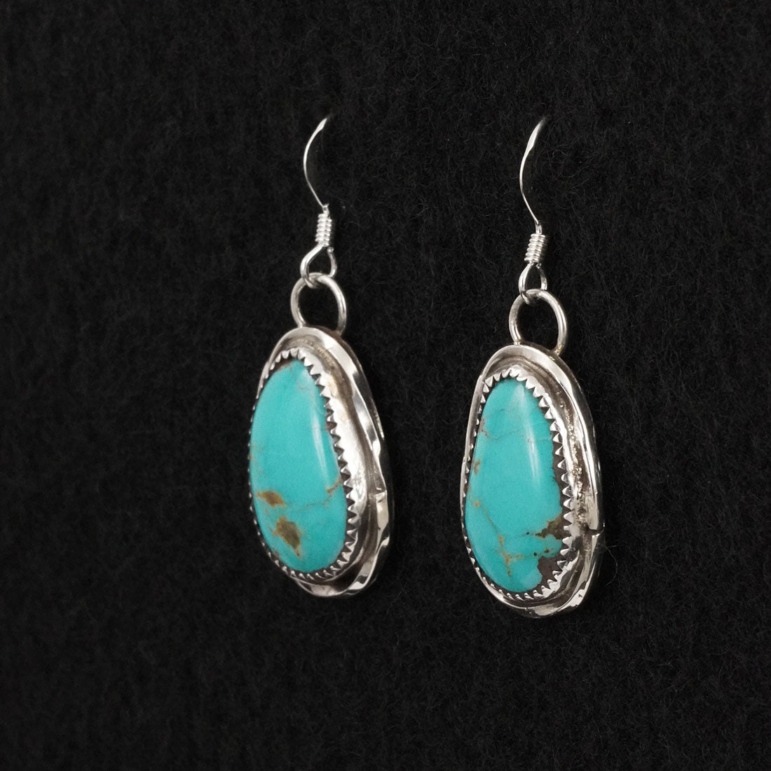 Ernest Hawthorne Turquoise & Sterling Silver Earrings