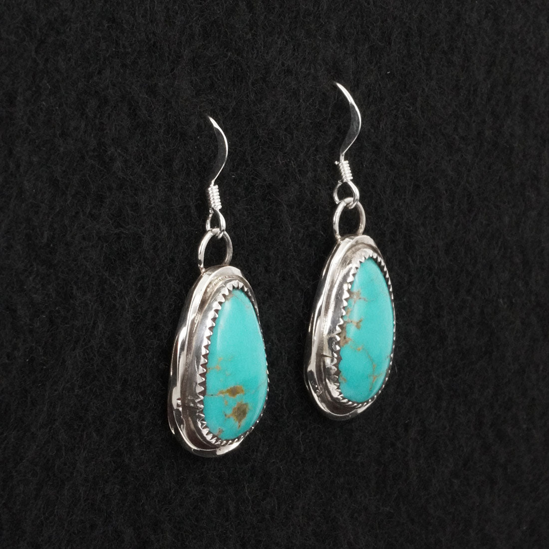 Ernest Hawthorne Turquoise & Sterling Silver Earrings