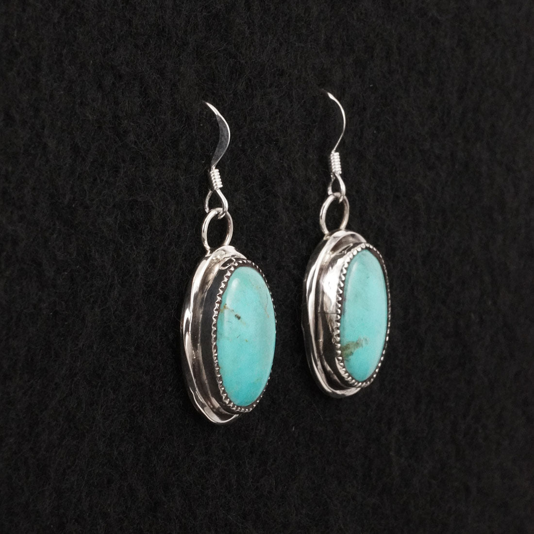 Ernest Hawthorne Turquoise & Sterling Silver Earrings