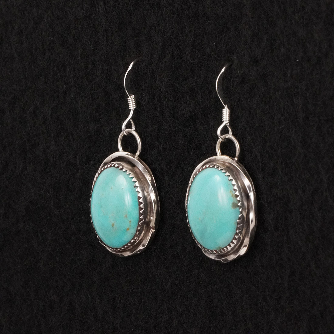 Ernest Hawthorne Turquoise & Sterling Silver Earrings