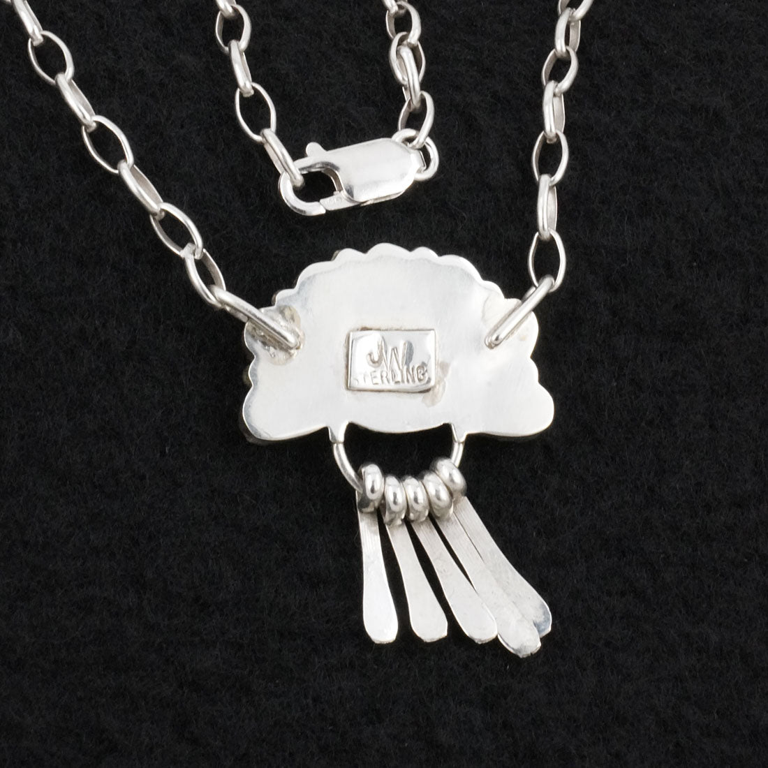 Justina Wilson Turquoise & Sterling Silver Necklace