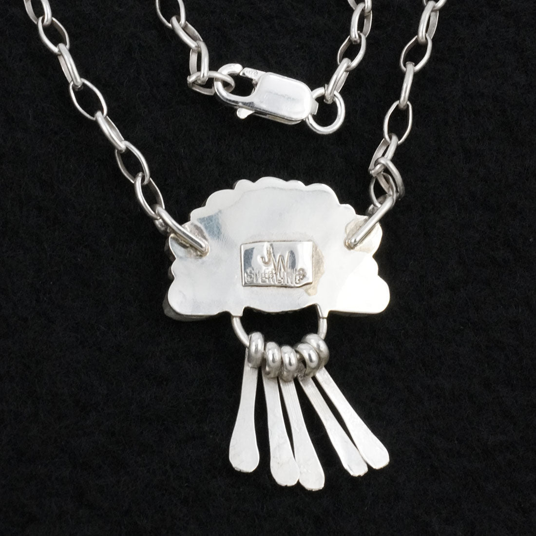 Justina Wilson Turquoise & Sterling Silver Necklace
