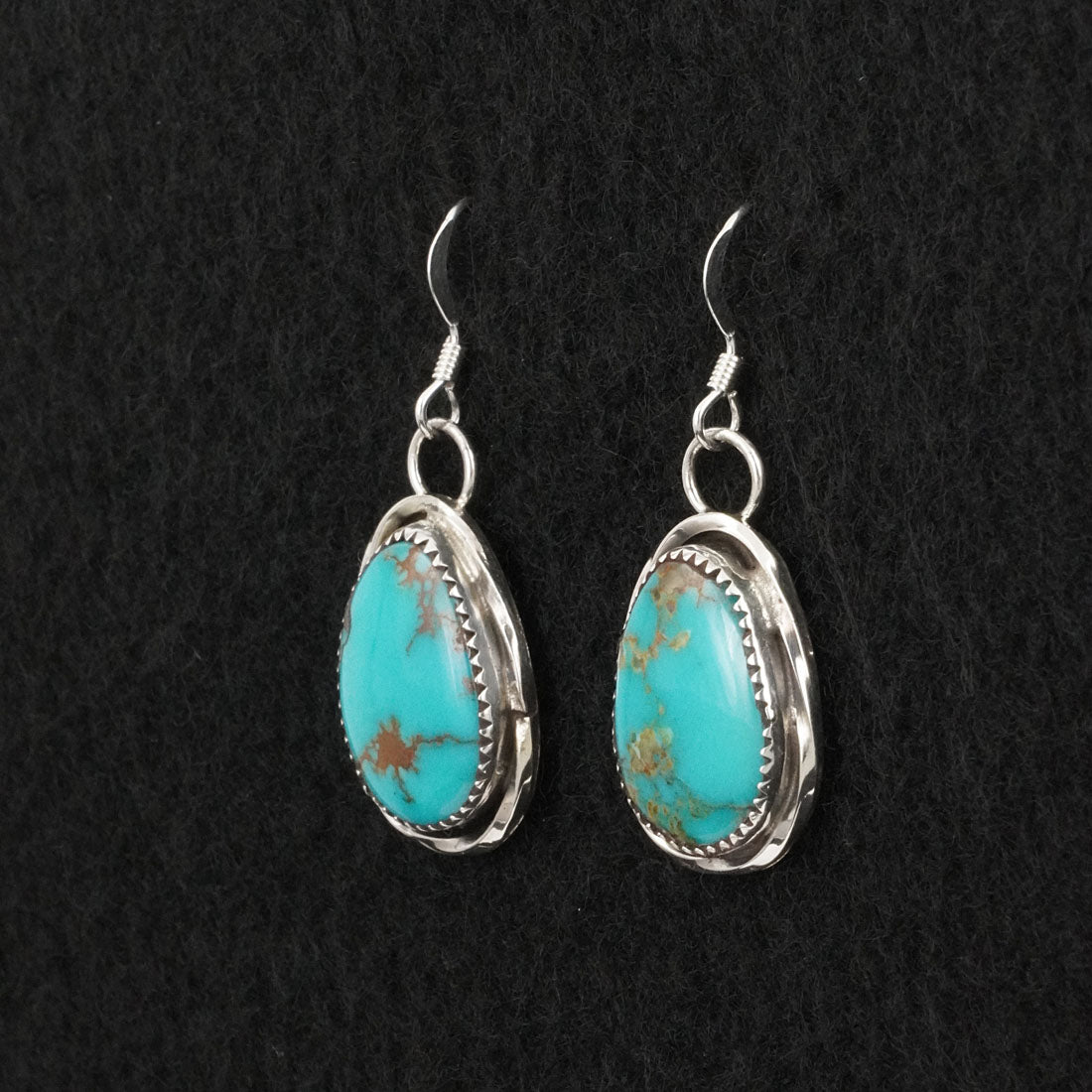 Ernest Hawthorne Turquoise & Sterling Silver Earrings