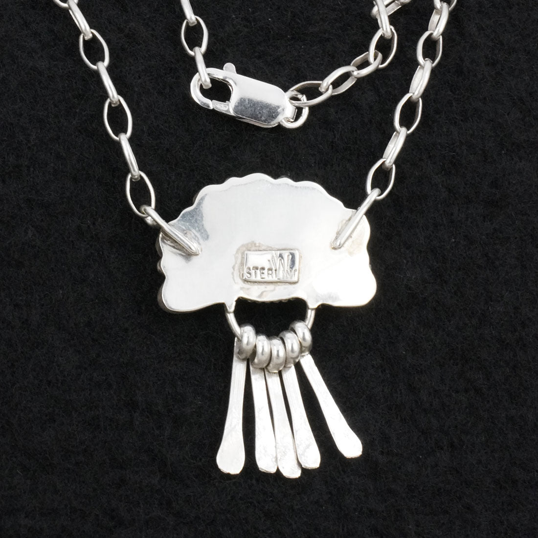 Justina Wilson Turquoise & Sterling Silver Necklace