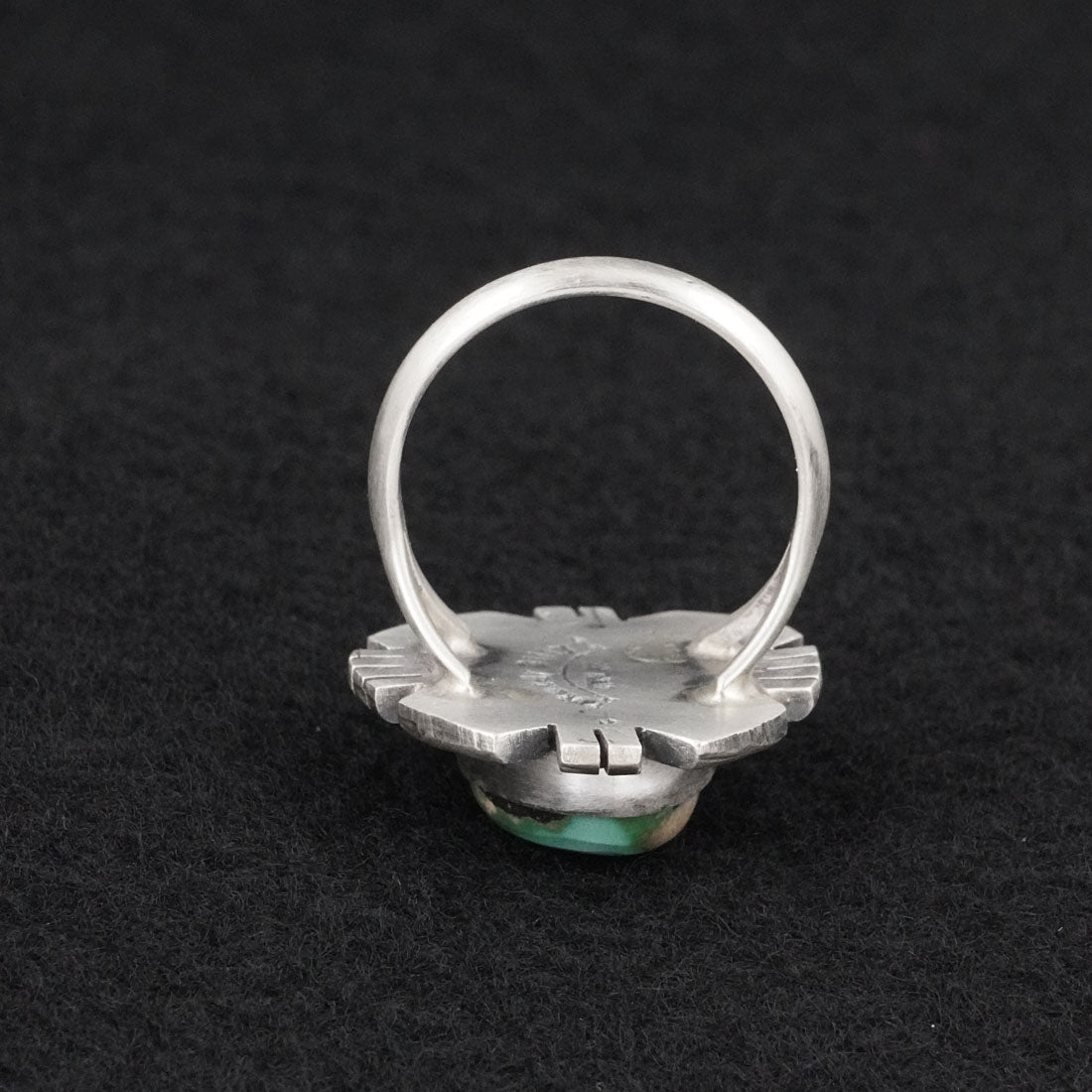 Randy Billy Turquoise & Sterling Silver Ring Size 9.5