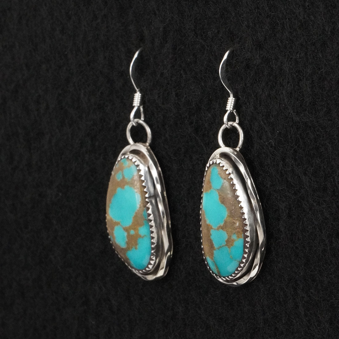 Ernest Hawthorne Turquoise & Sterling Silver Earrings