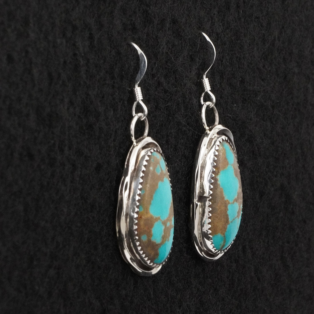 Ernest Hawthorne Turquoise & Sterling Silver Earrings