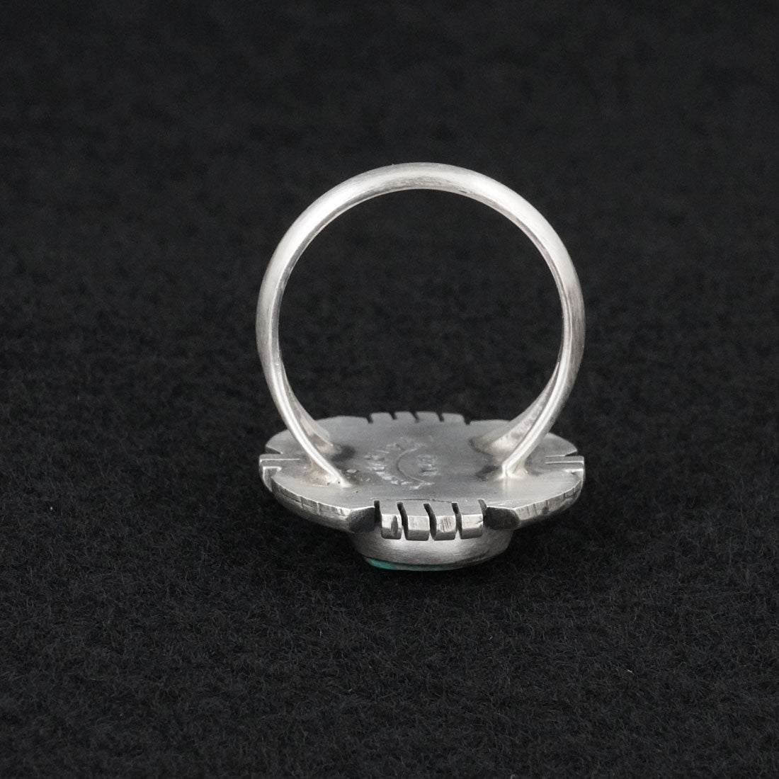 Randy Billy Turquoise & Sterling Silver Ring Size 9.5
