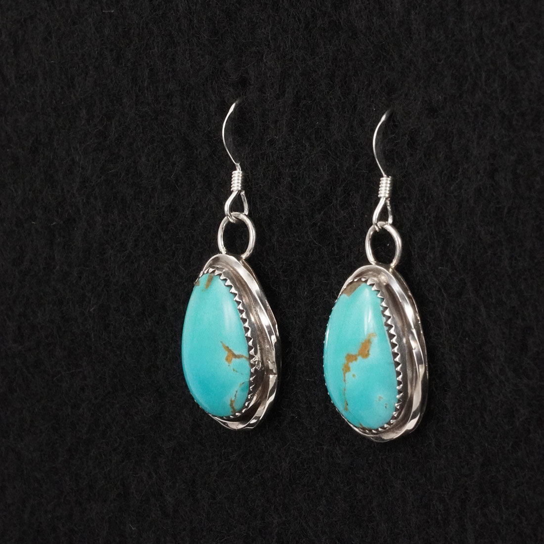 Ernest Hawthorne Turquoise & Sterling Silver Earrings