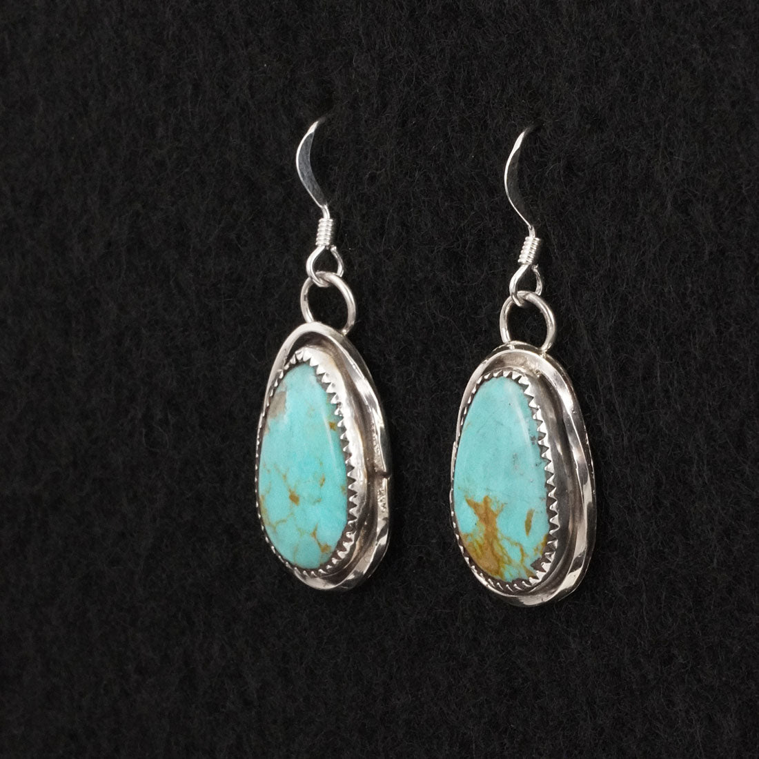 Ernest Hawthorne Turquoise & Sterling Silver Earrings