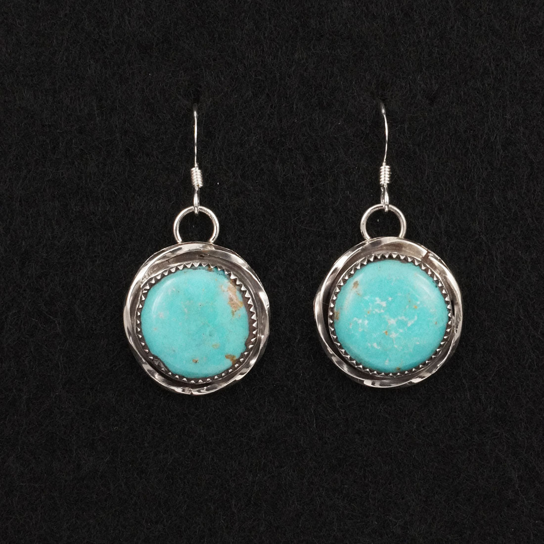 Ernest Hawthorne Turquoise & Sterling Silver Earrings