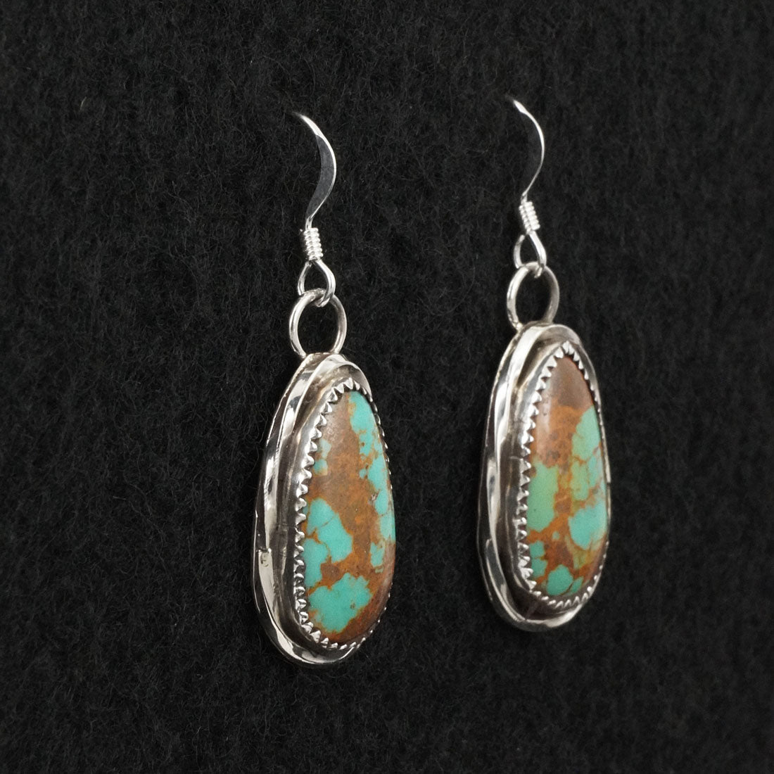Ernest Hawthorne Turquoise & Sterling Silver Earrings