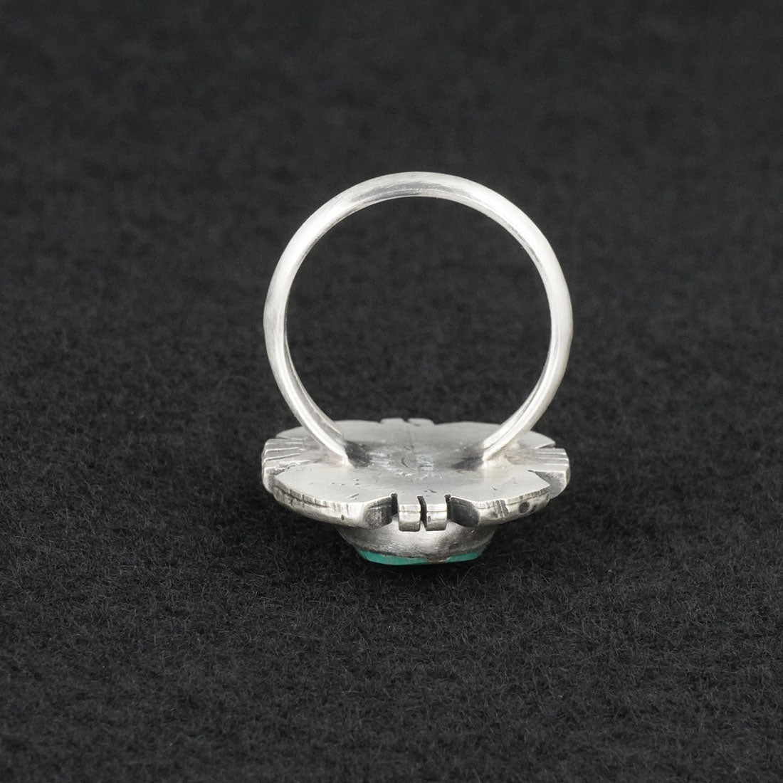 Randy Billy Turquoise & Sterling Silver Ring Size 8