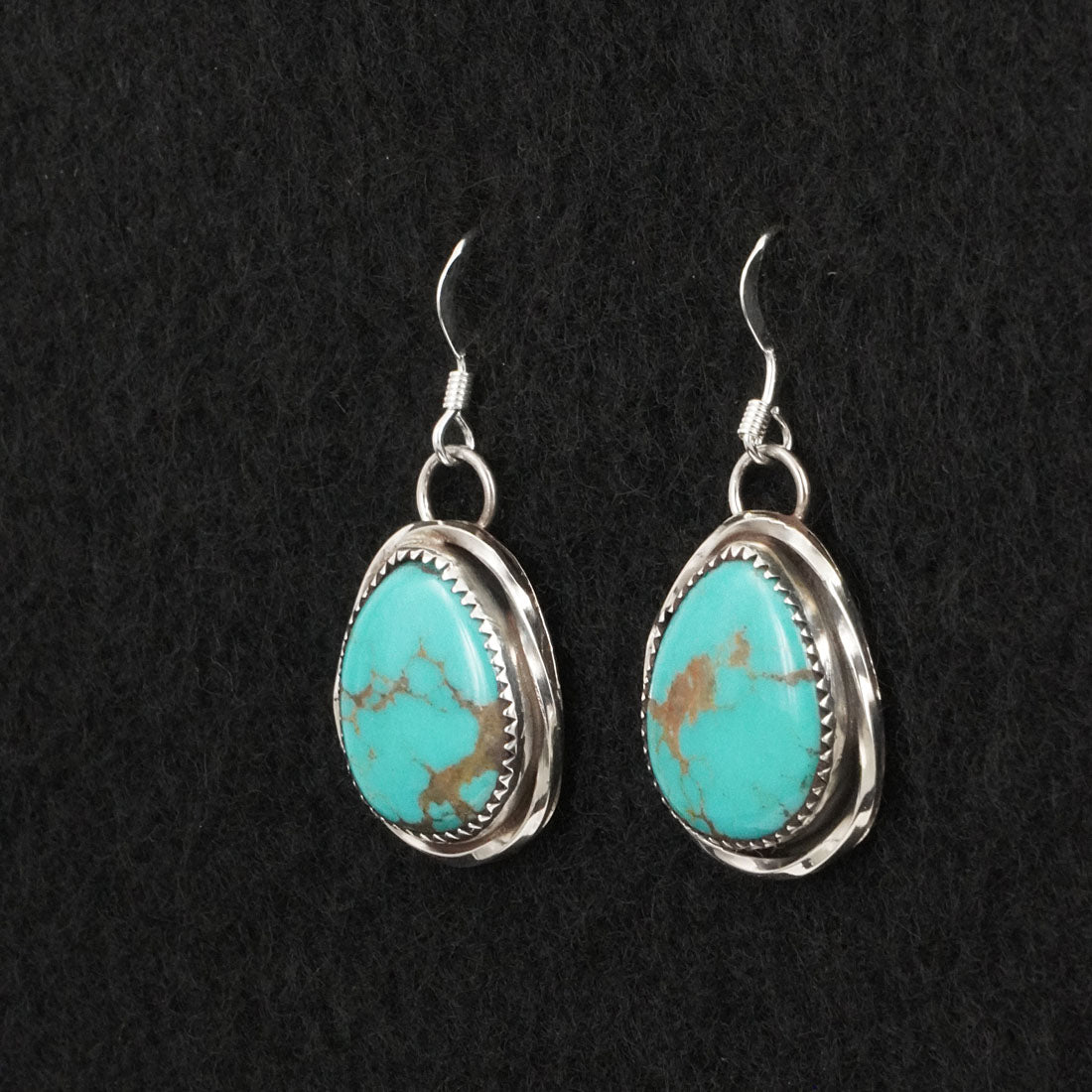 Ernest Hawthorne Turquoise & Sterling Silver Earrings