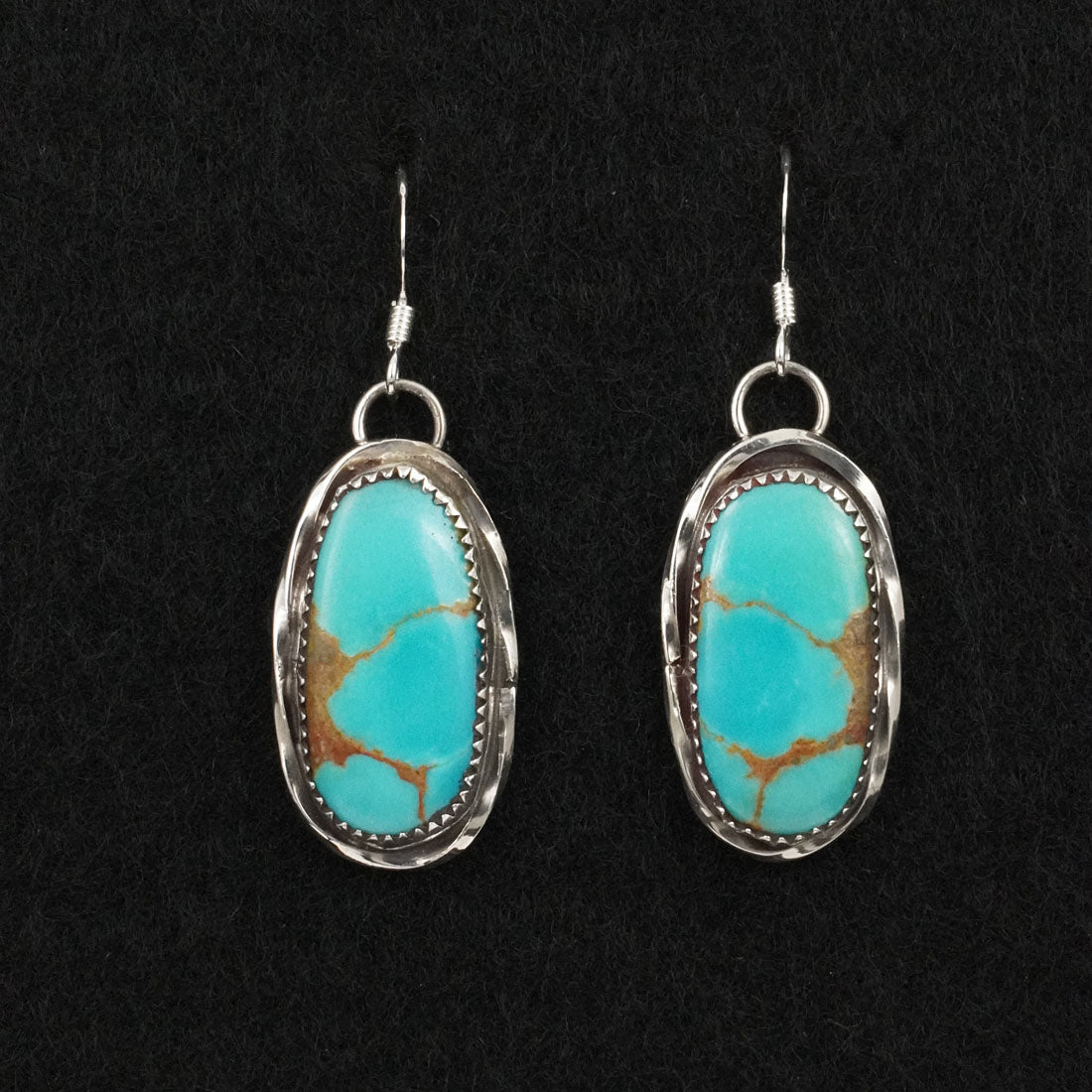 Ernest Hawthorne Turquoise & Sterling Silver Earrings