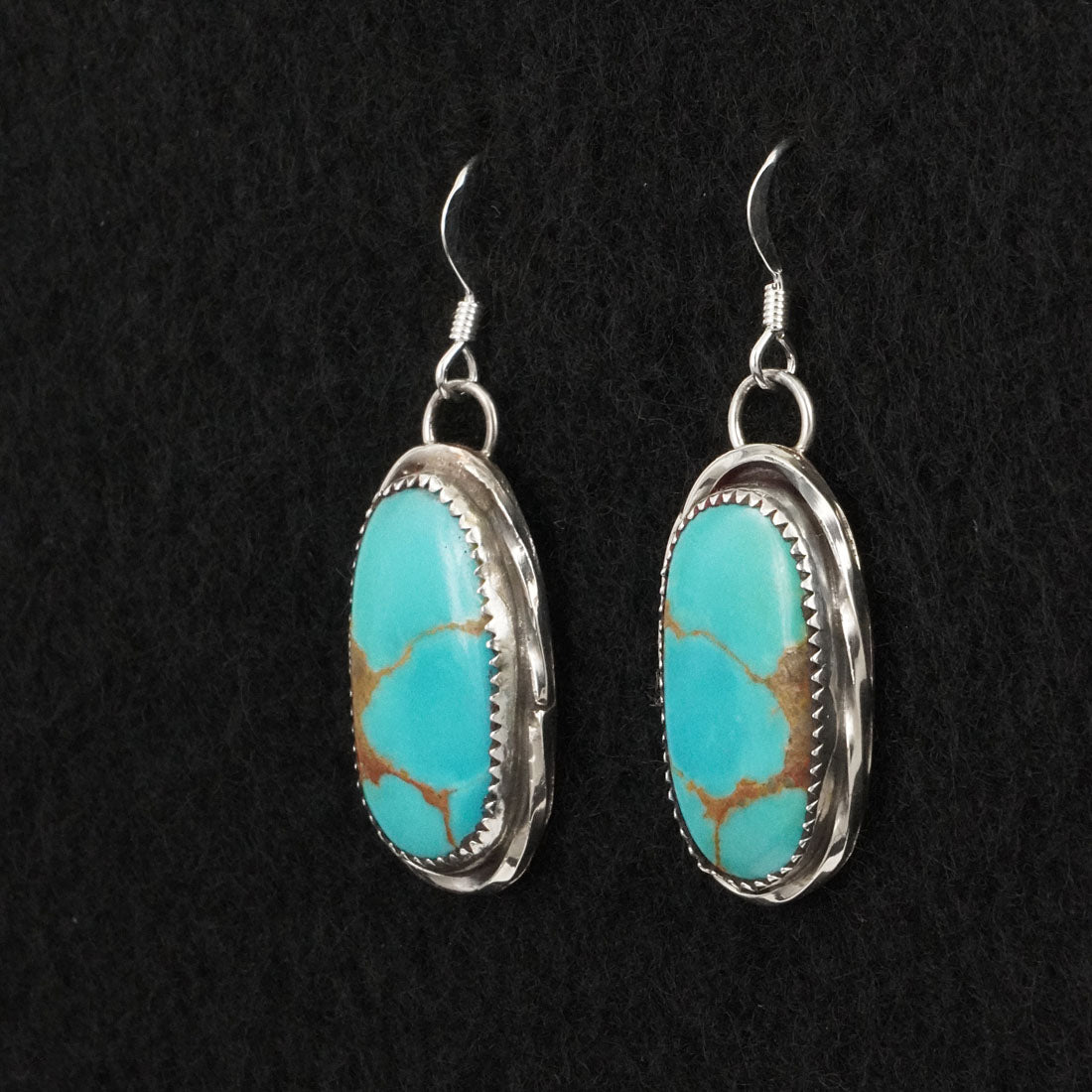 Ernest Hawthorne Turquoise & Sterling Silver Earrings