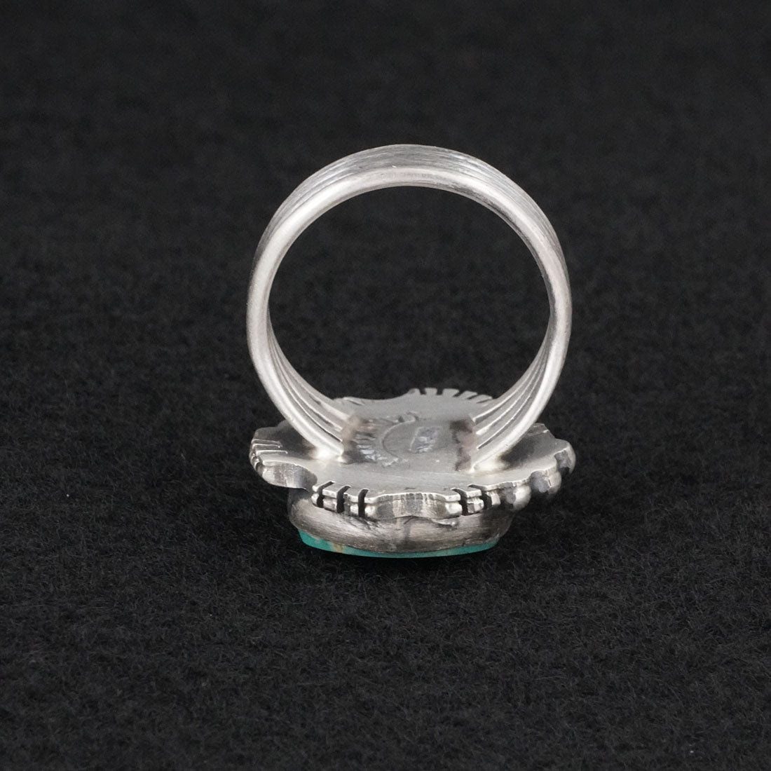 Randy Billy Turquoise & Sterling Silver Ring Size 10