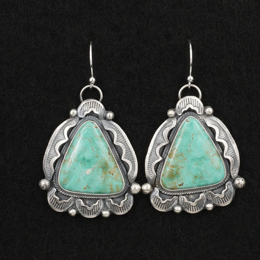 Jackson Hoskie Turquoise & Sterling Silver Earrings