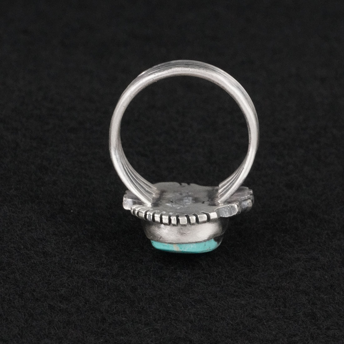 Randy Billy Turquoise & Sterling Silver Ring Size 10