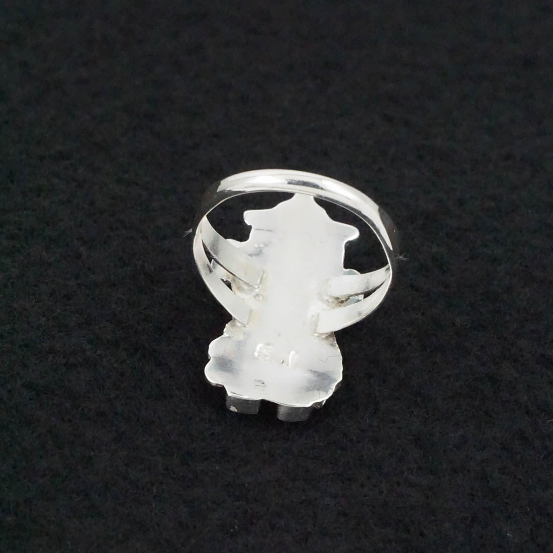 Serena Johnson Multi-Stone & Sterling Silver Ring Size 8