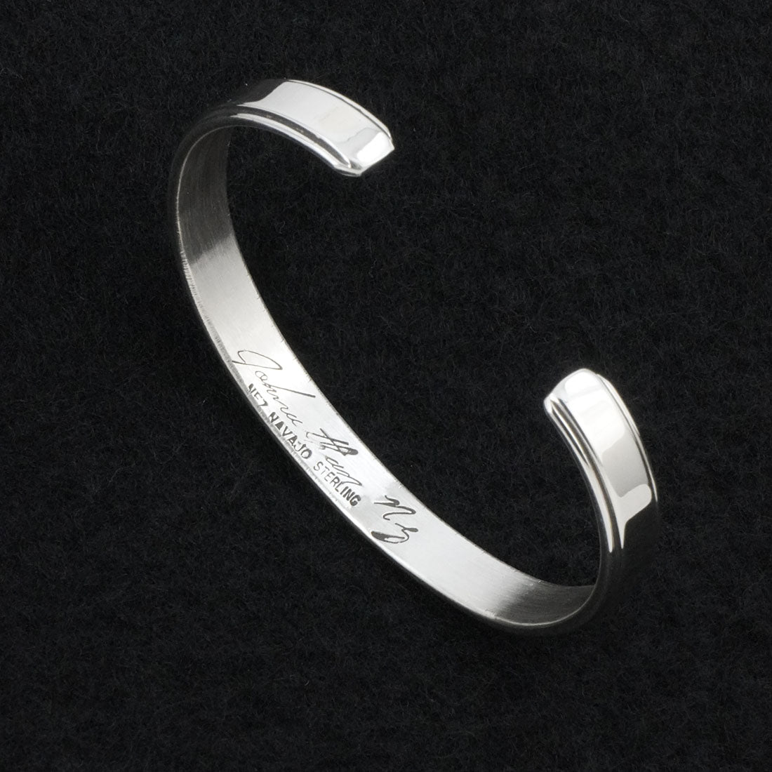 Jonathan Nez Sterling Silver Bracelet
