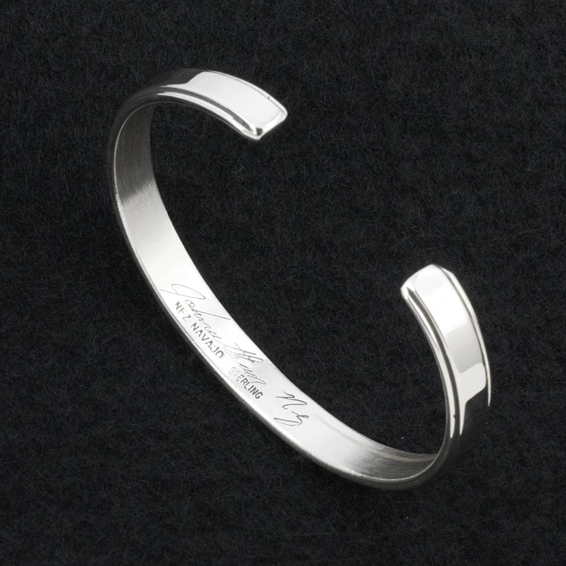 Jonathan Nez Sterling Silver Bracelet
