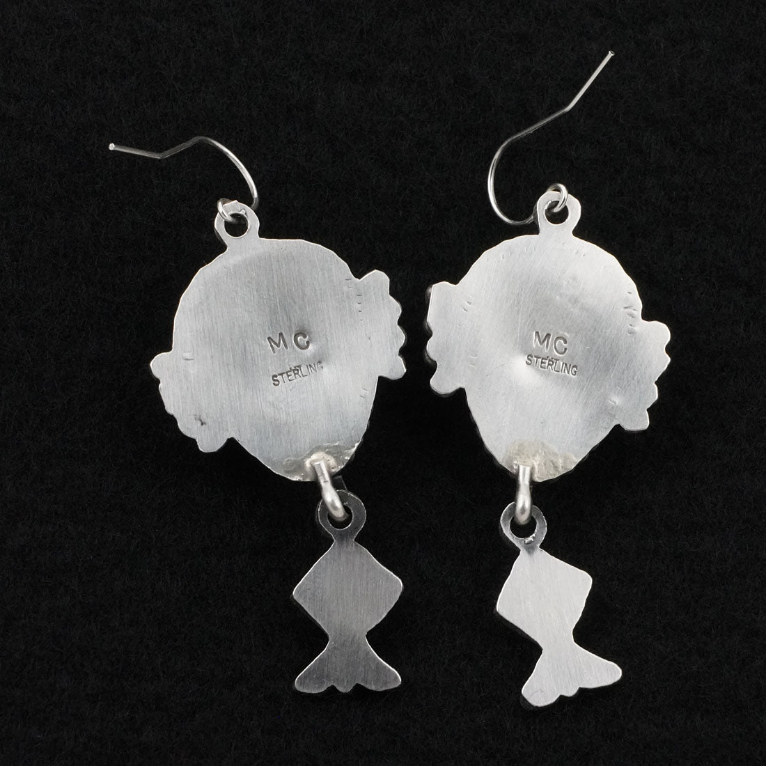 Michael Calladitto Turquoise & Sterling Silver Earrings