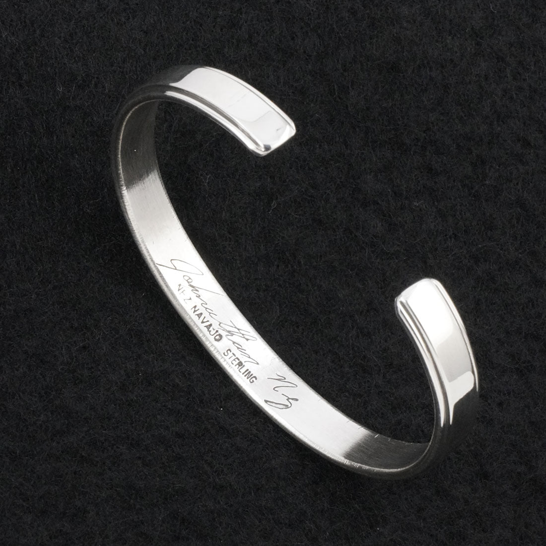 Jonathan Nez Sterling Silver Bracelet