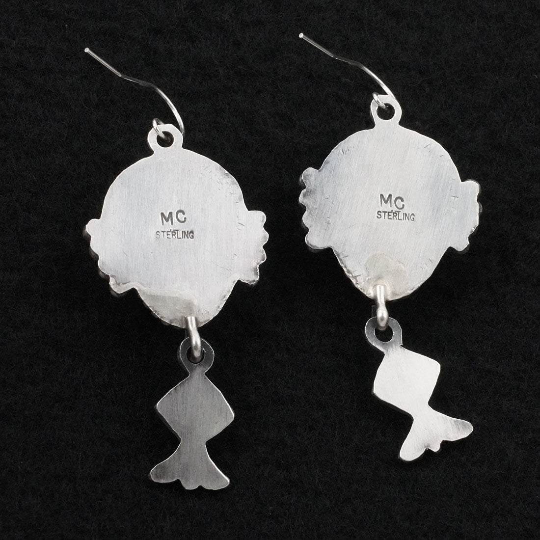 Michael Calladitto Turquoise & Sterling Silver Earrings
