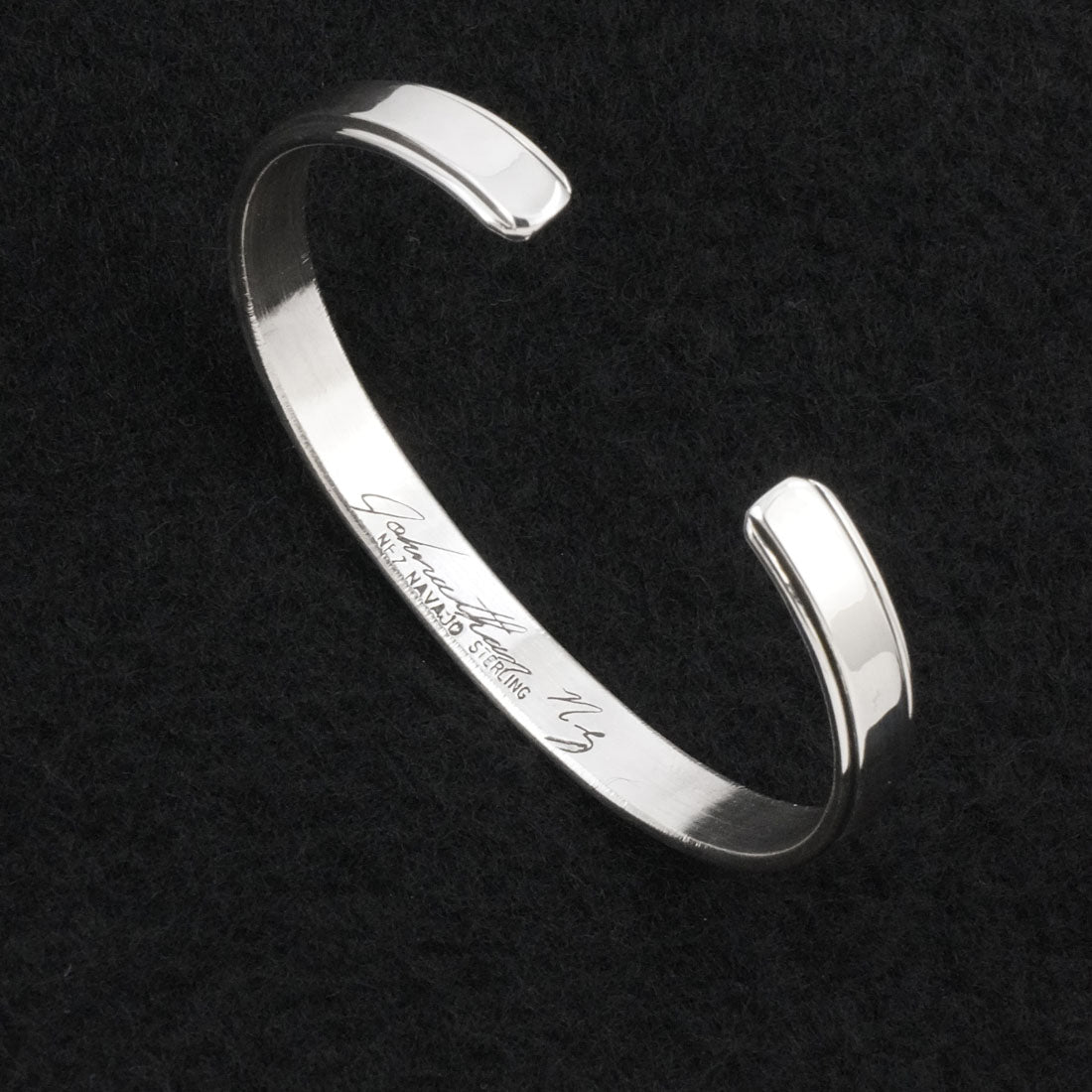 Jonathan Nez Sterling Silver Bracelet