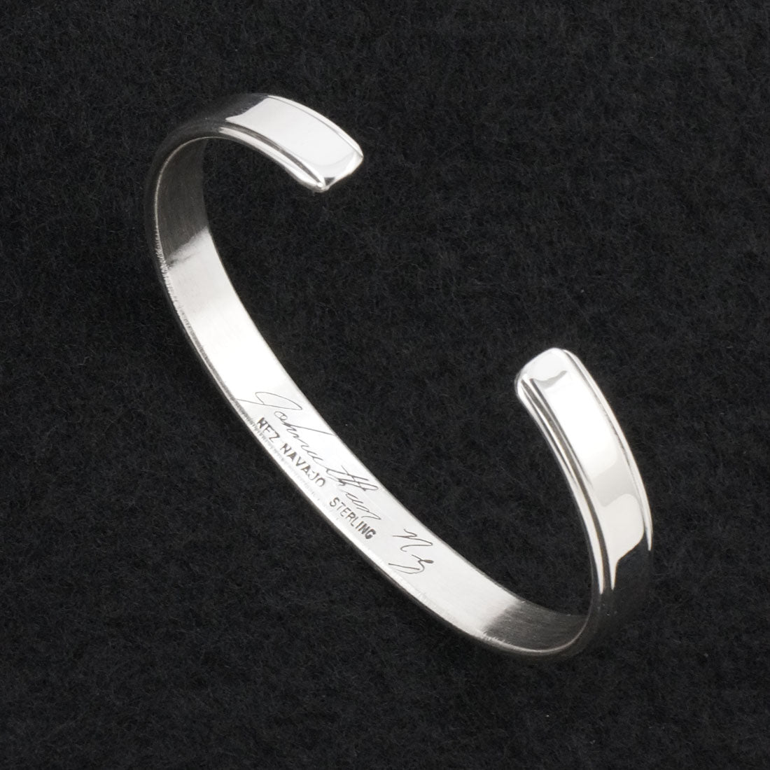 Jonathan Nez Sterling Silver Bracelet