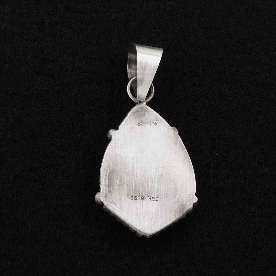 Leslie Nez Turquoise & Sterling Silver Pendant