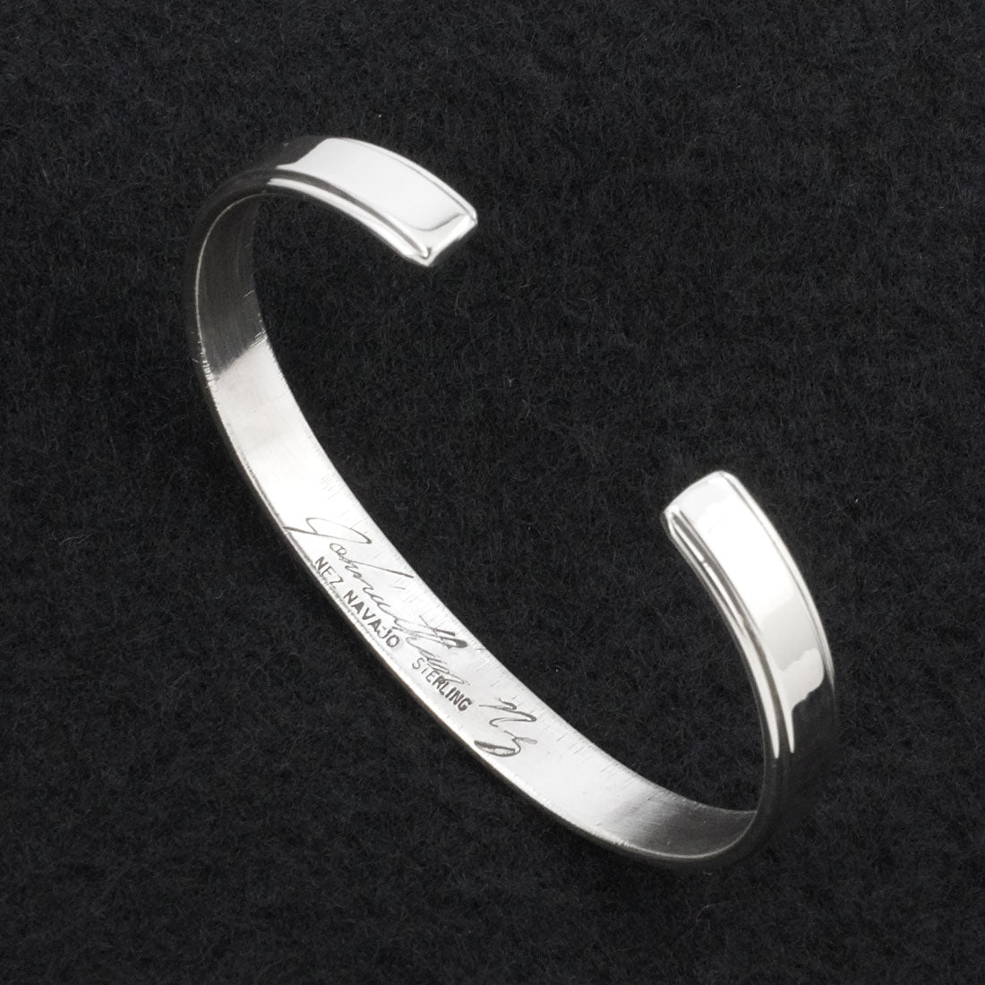 Jonathan Nez Sterling Silver Bracelet