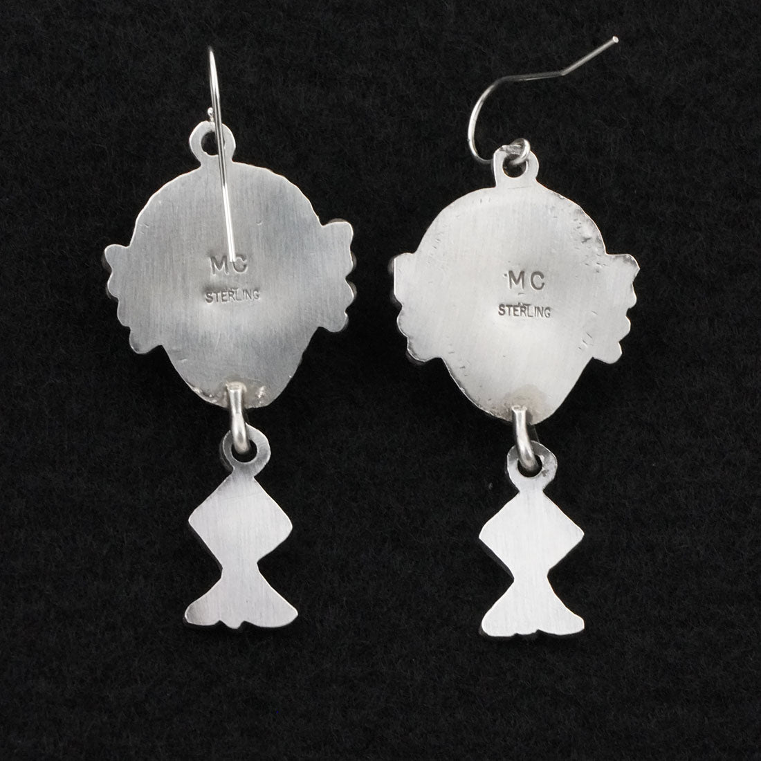 Michael Calladitto Turquoise & Sterling Silver Earrings