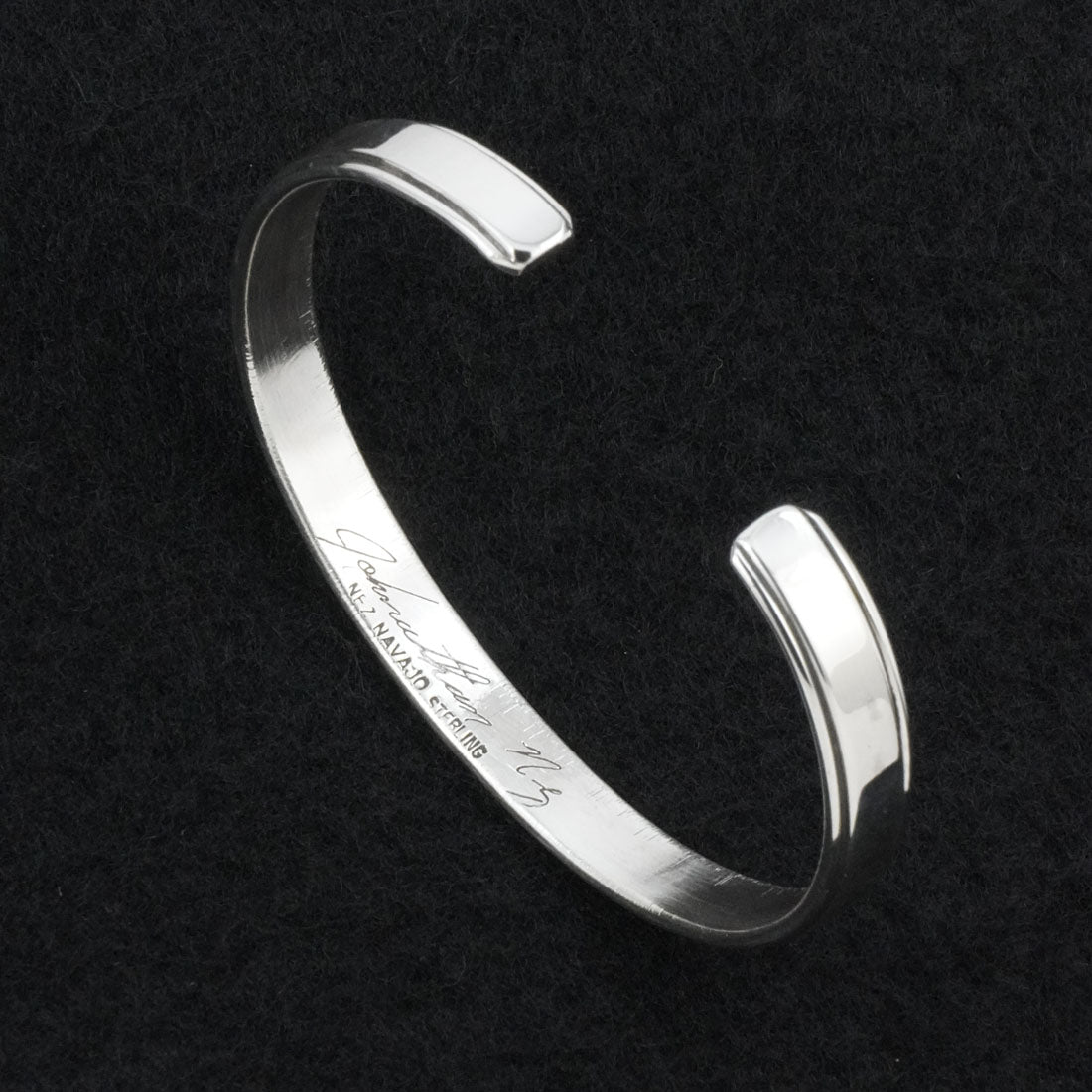Jonathan Nez Sterling Silver Bracelet