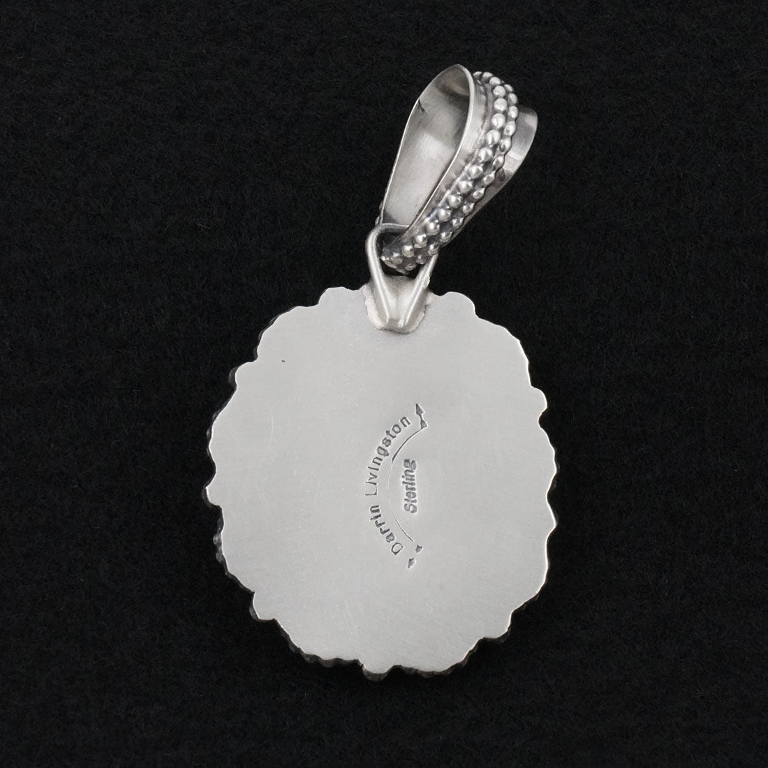 Darrin Livingston Turquoise & Sterling Silver Pendant